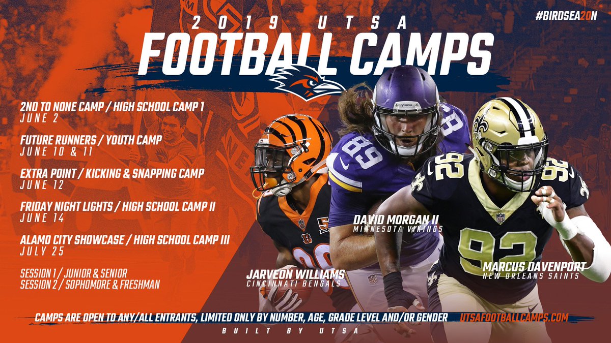 Utsa Football Camp
