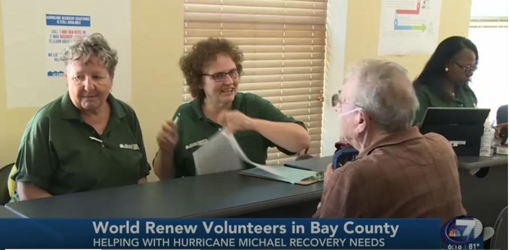 WorldRenew_DRS's tweet photo. 14 World Renew volunteers across US and Canada will meet with Bay County residents to assess needs post-Hurricane Michael. The volunteers say they want to talk to everyone, no matter how big or small their need are and they will be here until May 17. See https://t.co/lf7d4hDSDx https://t.co/9keliIYaPh