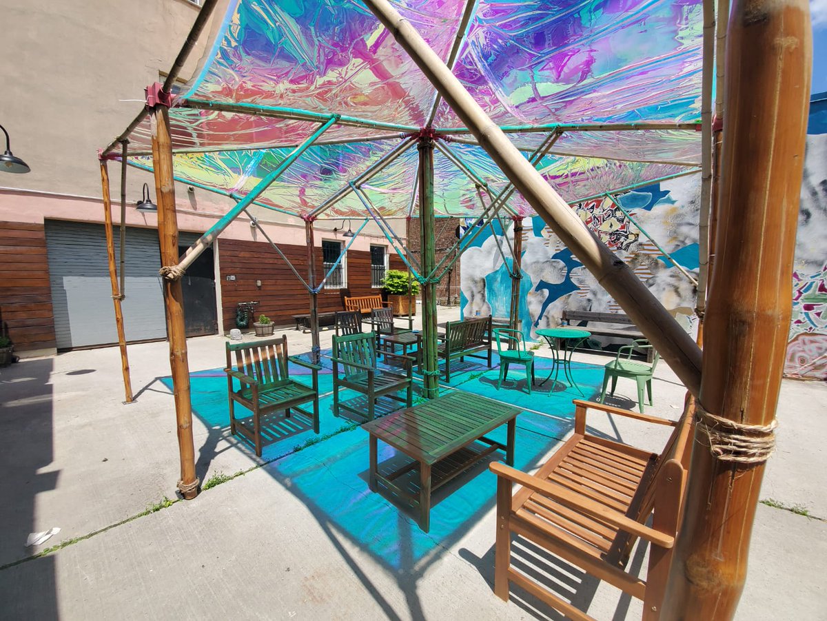 JavaArtStudios's tweet photo. Beloved Inhabitants of @JavaArtStudios 

We just added more patio furniture in the Outback with more tables to come later this week. Get outside and enjoy these first sunny days!

... And a quick reminder that there is ice coffee in the second floor fridge... cheers! https://t.co/ImlCK2Uo50