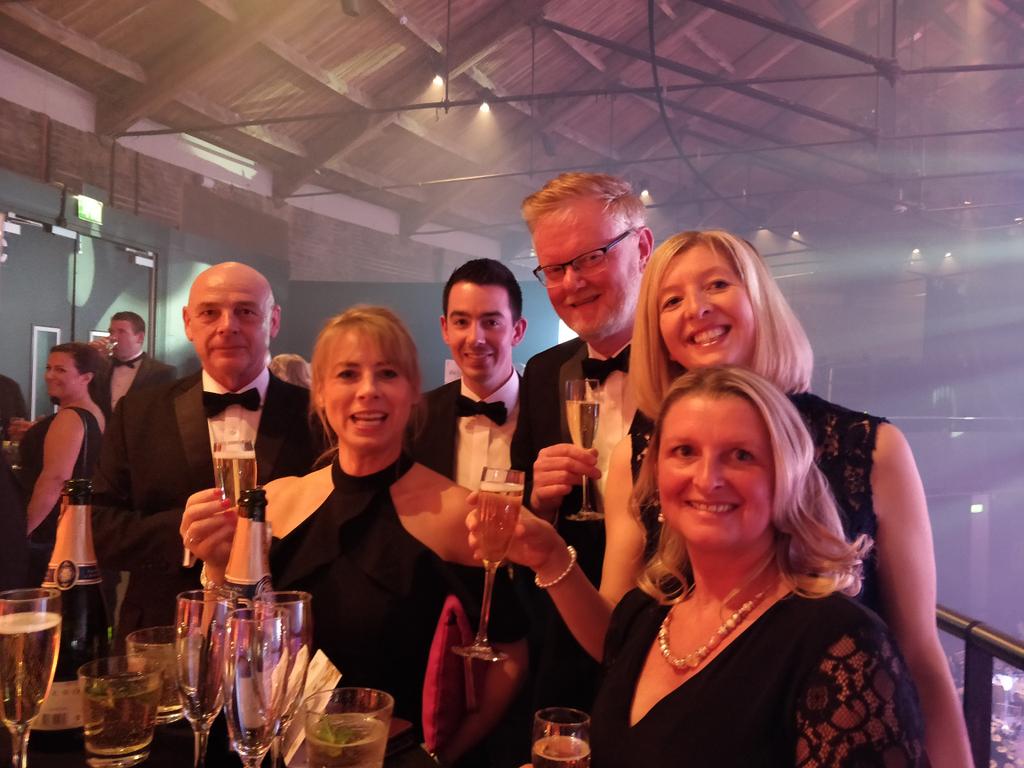 NeilCur99756497's tweet photo. #teamDRS toasting the @WomeninRail award's 2019 #femaleapprentice @DRSgovuk https://t.co/C2FbX2VMNf