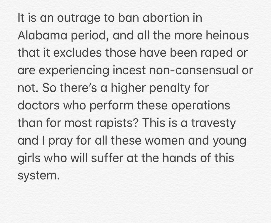 #AlabamaAbortionBan #Alabama #AlabamaSenate #NoUterusNoOpinion #PlannedParenthood #ProChoice I love you Alabama prayers to all women and young girls here are my thoughts: