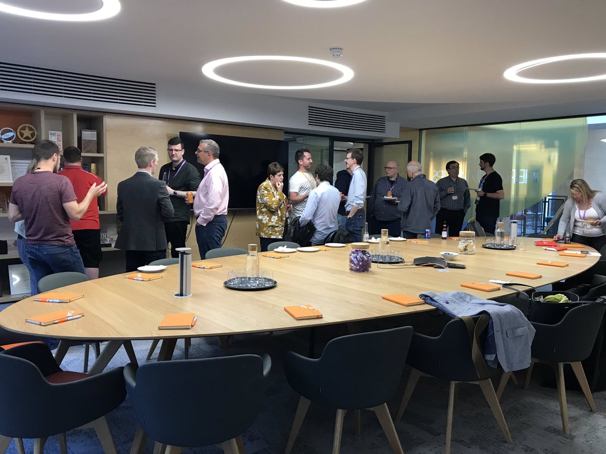 EmmaMi11er's tweet photo. The @scotlandis software engineering event has kicked off @nucleuswrap - delighted to have you all at HQ! #fintech #WeAreNucleus https://t.co/bprqpG0WYz