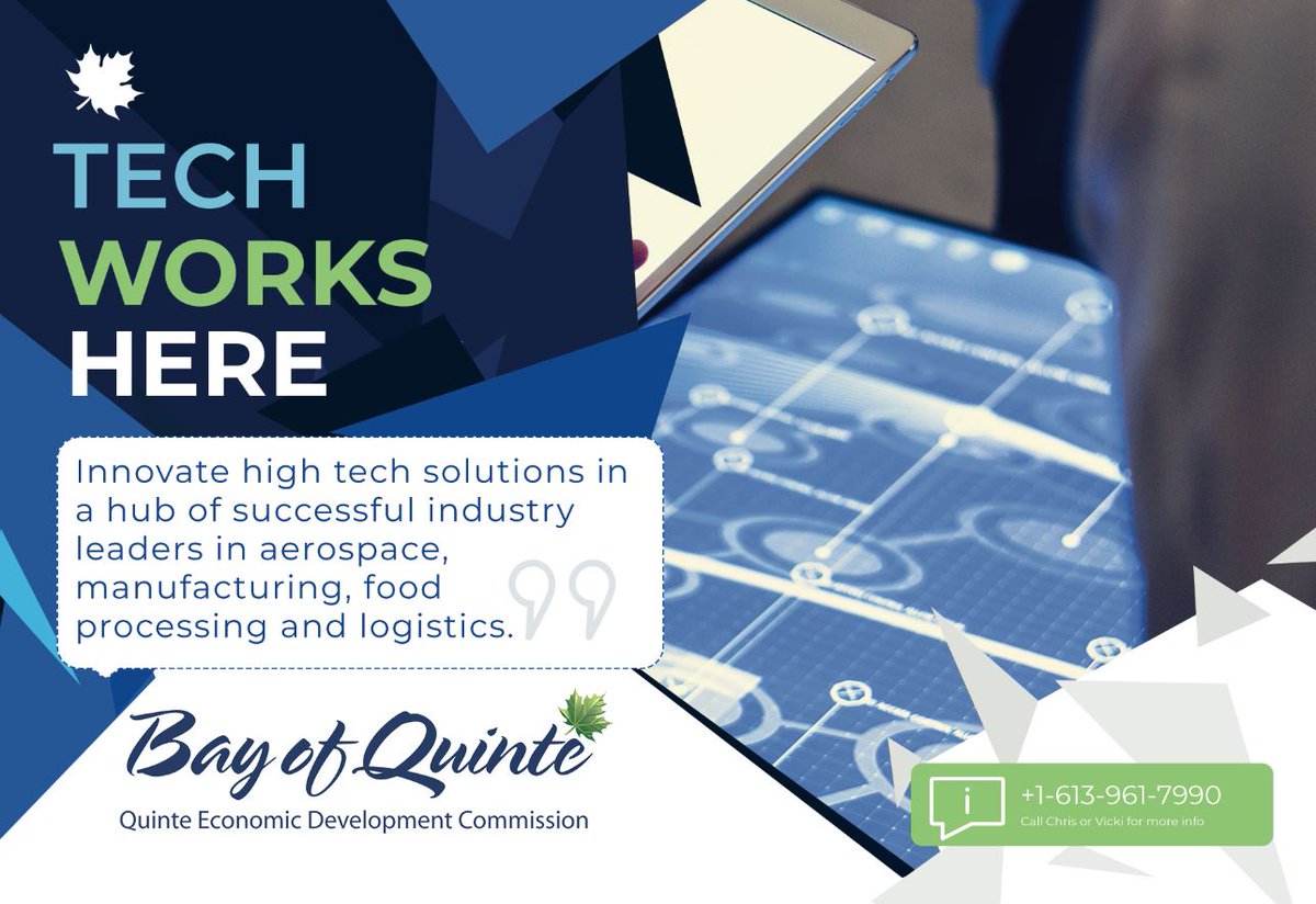 QuinteEcDev's tweet photo. Accelerate your business at a better pace of life. Find the resources and support you need in the Bay of Quinte. We're at #CollisionConf next week - let's chat.
#BayofQuinte #Tech #Automation #TechWorksHere #Collision https://t.co/ixcJZvAjLd