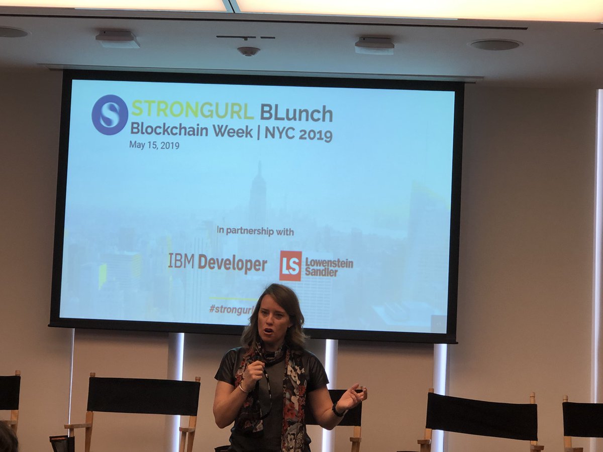 jamiestrongurl's tweet image. Welcome to #Strongurl #BLunch @KathrynHarrisn! #OpeningRemarks by @IBMBlockchain.  #superheros in our space, impacting people’s lives. @Walmart #foodsupplychain
