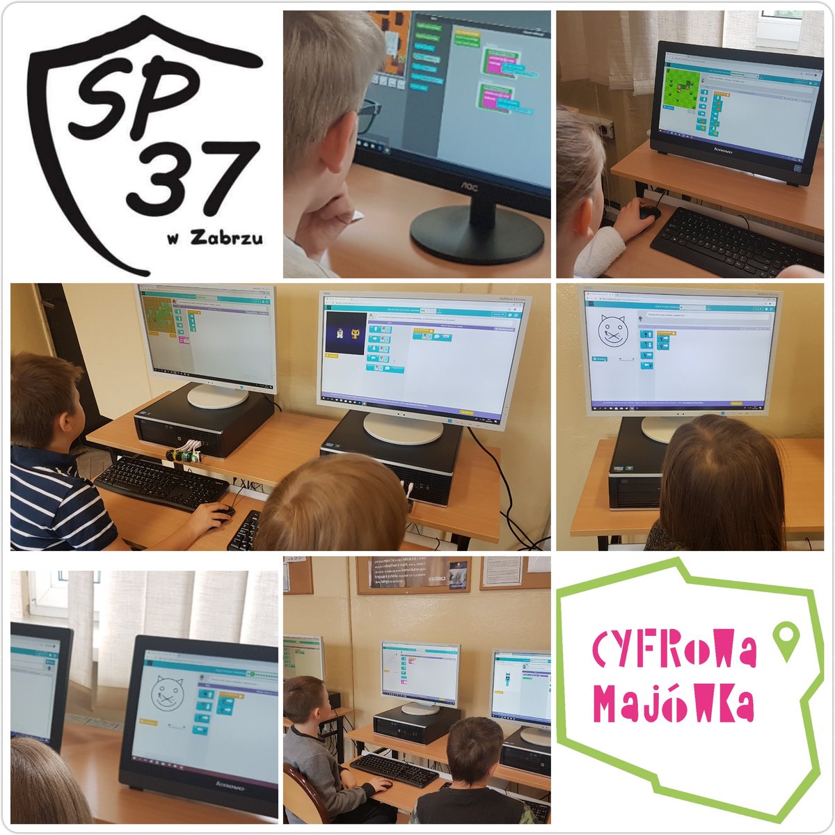 KGrabarska's tweet photo. #CyfrowaMajówka to Ogólnopolska Inicjatywa @MC_GOV_PL
#SP37wZabrzu aktywnie włączyła się w działania realizując wydarzenie pt: #ŚwietlicoweKodowanie
#Coding #Kodowanie #STEM
@CodeWeekEU #CodeWeekPL https://t.co/R4KLhcHY8n