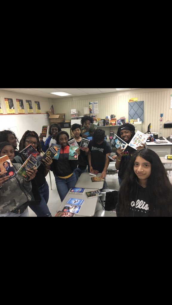 debful1's tweet photo. No summer reading slide for us!  #ChallengeEngageEmpower #choice #Reading https://t.co/Ugvo5lIpua
