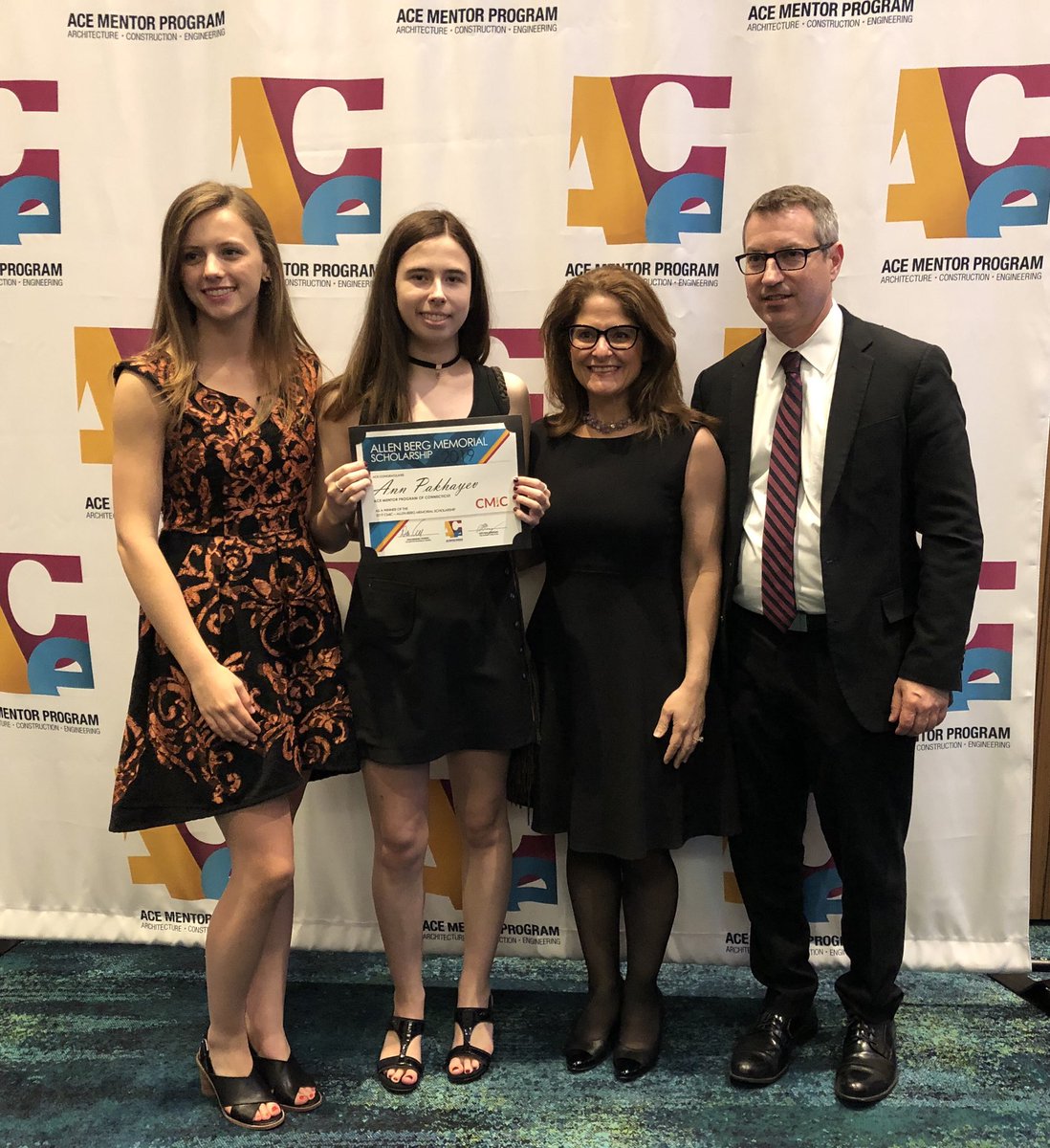 Congrats to Ann Pakhayev, an amazing ACE CT student who will be attending <a href="/CornellUnivers/">Cornell University</a> in the fall studying architecture. She received a $12k CMiC scholarship + made a connection with an ACE student also attending Cornell in the fall! <a href="/turner_talk/">Turner Construction</a> <a href="/bvhis/">BVH</a> <a href="/LanganEngEnv/">Langan</a>