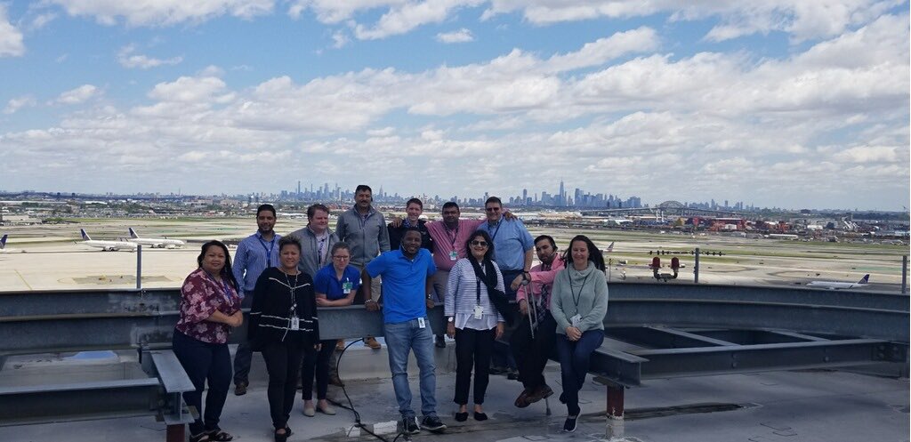 RyanP_UAL's tweet photo. Beautiful day for the EWR leadership team to enjoy a team building event &amp; Station Ops Leadership from DEN, IAH, &amp; ORD to #winNYC for @united in their absence. @jeff_riedel160 @EWRmike @JMRoitman @MikeHannaUAL @FoxMikeFoxORD @rich_kushner @rodney20148 https://t.co/UltqFCZ3Ru