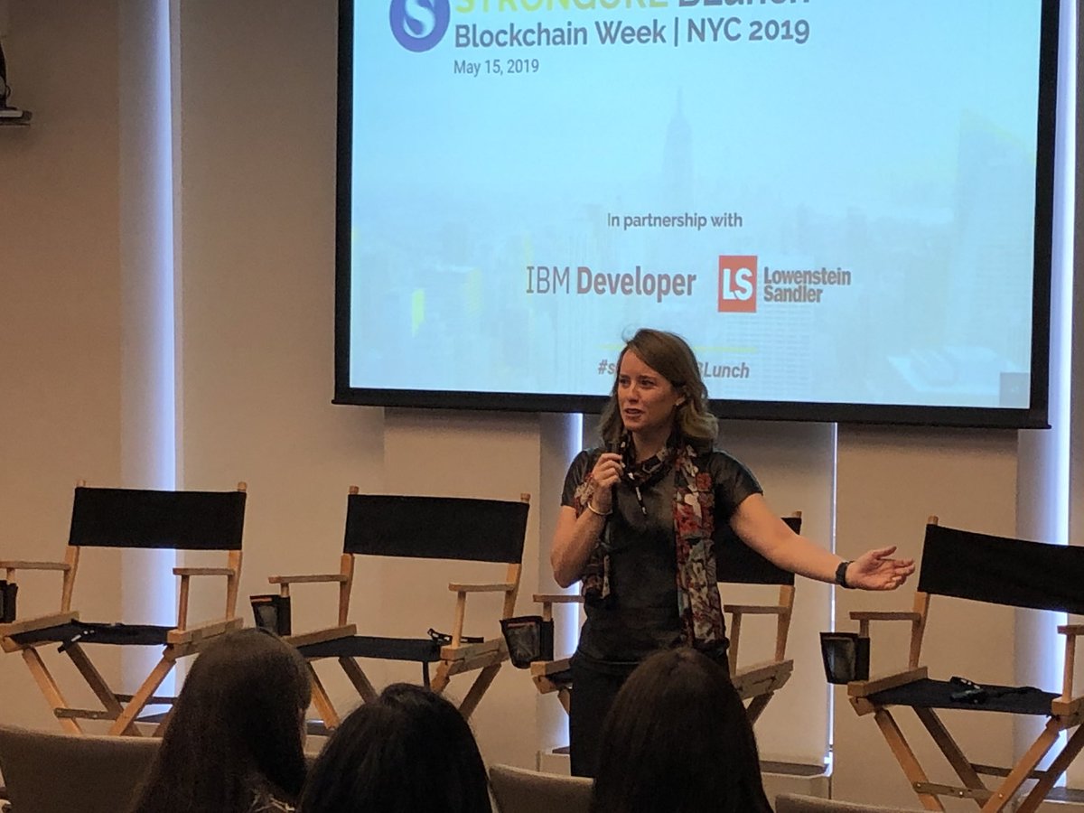 kelgoss's tweet image. @KathrynHarrisn kicking off IBM New York’s Signature Event during  Blockchain Week #strongurl #ibmdeveloper #ibmblockchain #DiversityInTech