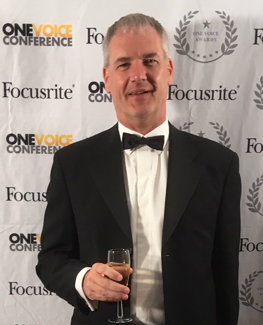 ianrussellvoice's tweet photo. I discovered at the One Voice awards that there were almost 2500 entries this year & that the Award Nominees represent the top 6.4% of British Voiceover Talent. Deeply honored to have been nominated twice, including Gaming and Voice of the Year. #OVA19 #voiceover #gftb #gamedev https://t.co/655c2vJOVk