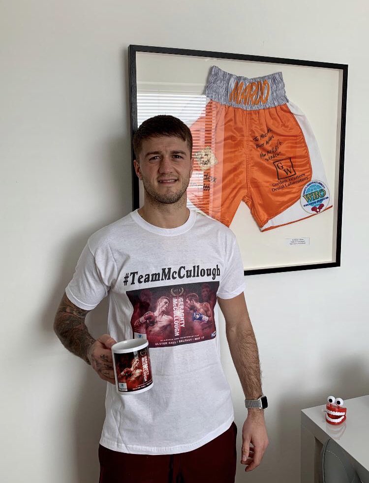 💥 COMPETITION TIME 💥 

Get your hands on #McCulloughGeraghty t-shirts in time for fight night, thanks to the main man @joedun3 🥊 RT and I’ll pick a few winners at random at 10pm tonight! 

#TeamMcCullough