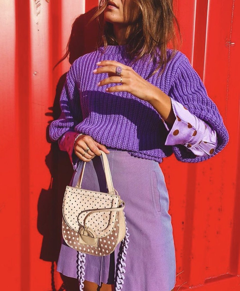 NorwayRunway's tweet photo. Be brave and stand out like Nina Sandbech does with her Cala Jade Polka dot Aiko bag. Spring we are ready for you!! #norwayrunway #calajade https://t.co/9ksw8FqJYw