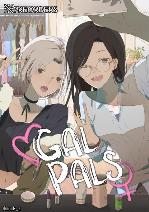I'm happy to announce my newest book, 'GAL PALS'! 
It's a full color comic about two Asian-Canadian girls that seem like BFFs, but guess what - Harold, they're lesbians.
Sample pages are attached! You can also get this at DoKomi in June :)

PREORDERS→ https://t.co/F1NexP4Y67 