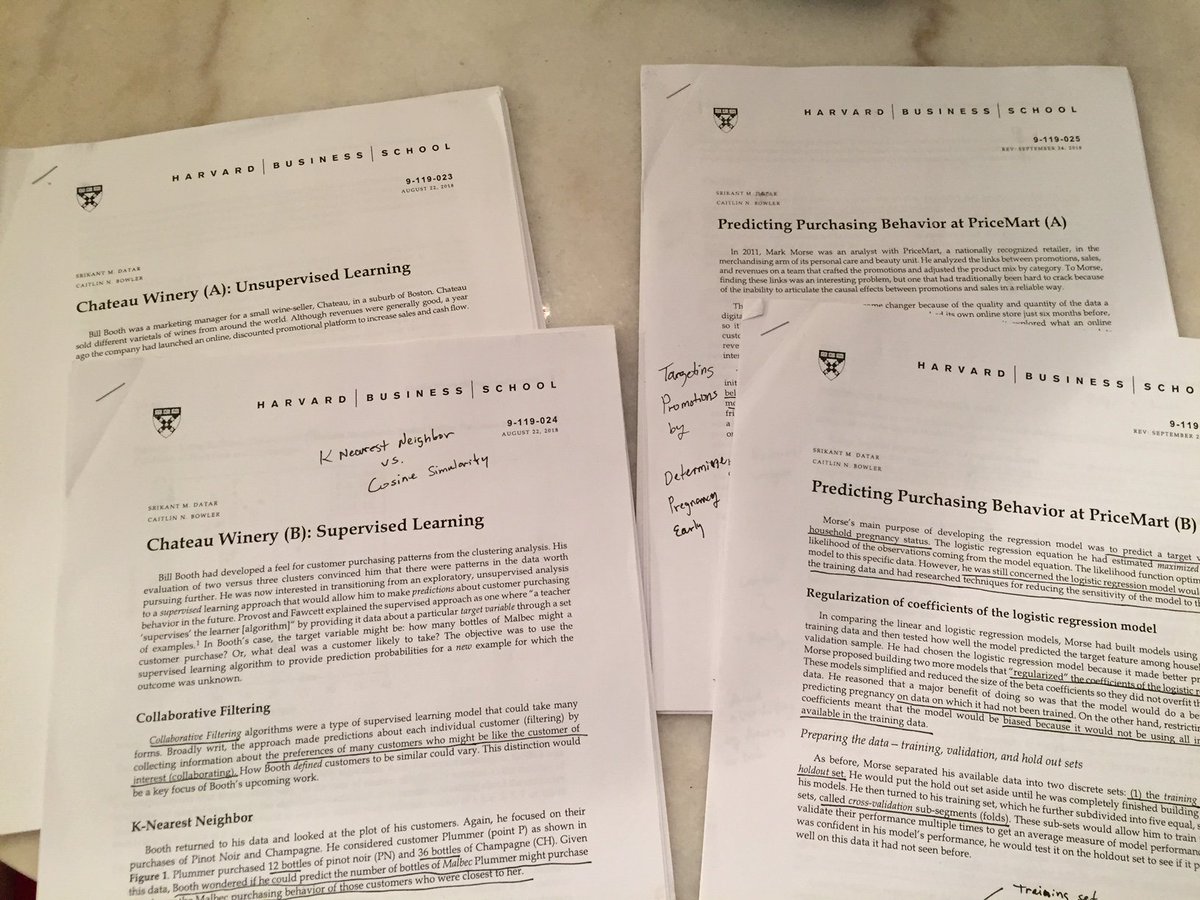 LehnerDigital's tweet image. Over the last 9 months I have been required to read two cases studies per week and write detailed responses. It's been absolutely exhausting. However, the knoweldge gained will be priceless. #datascience #machinelearning #casestudymethod
