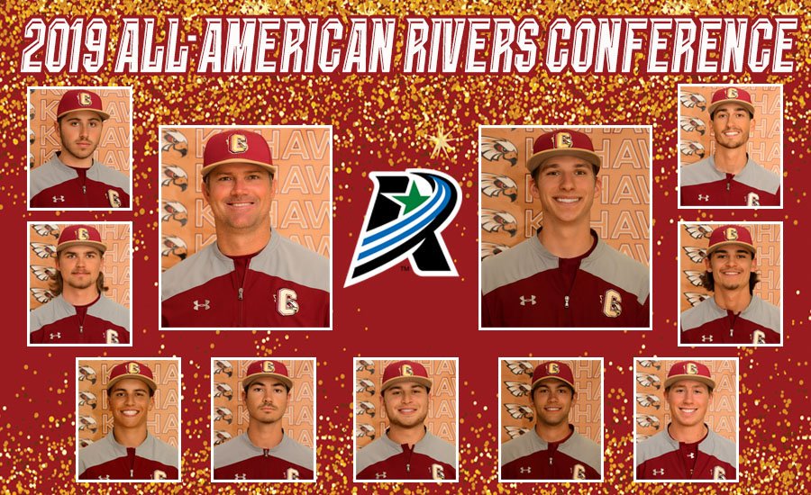CoeAthletics's tweet photo. NEW ARTICLE: @AmerRiversConf regular season champion Kohawks lead with 10 players and Coach Cook on All-A-R-C squad. https://t.co/6AmjvqdLGL https://t.co/zftCbDJ4Mn