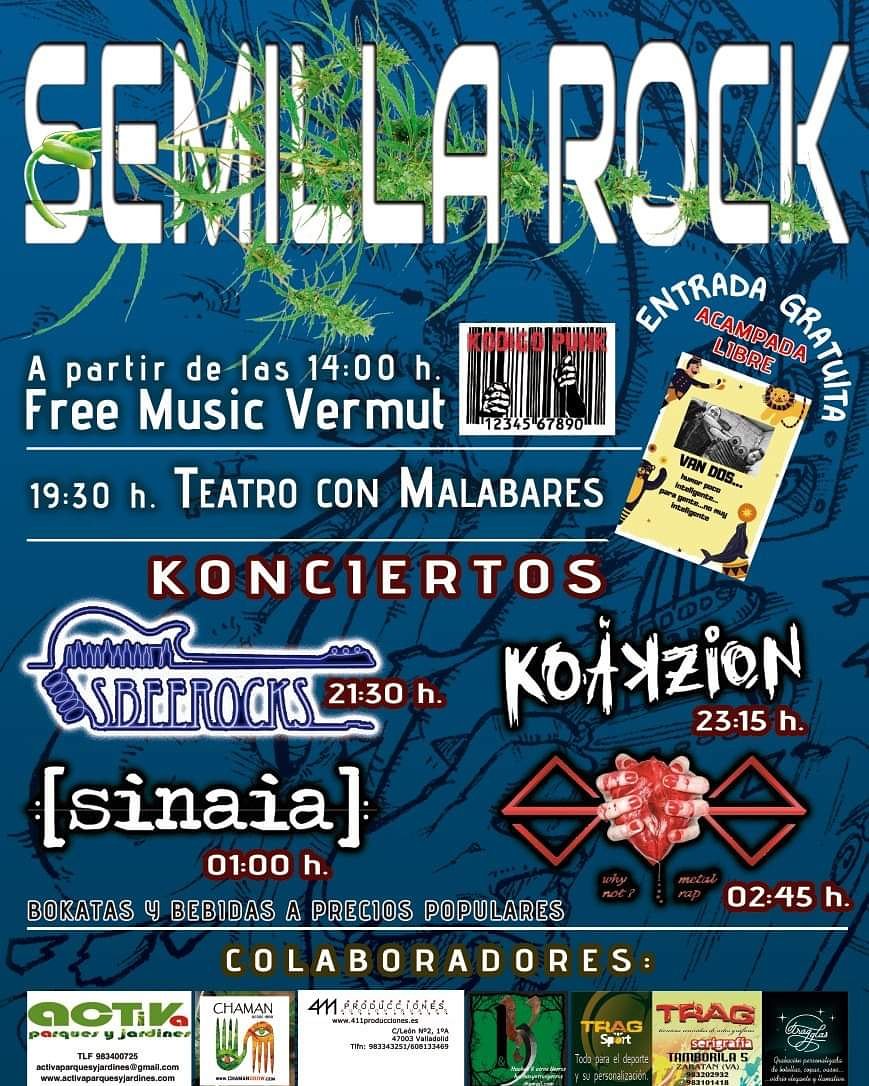 Vamos calentando motores para este sabado!!! Festival Semilla Rock, vamos con ganas!!!!!💪💪💪💪💪
