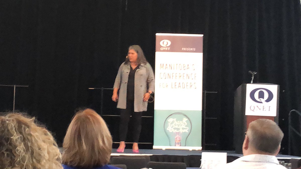 QNETManitoba's tweet image. People who are loyal to you ask for two things: empathy &amp;amp; responsiveness @CyWakeman #QNETMB19