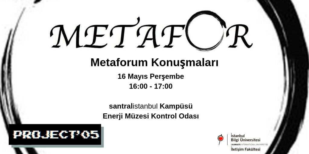 project_bilgi's tweet photo. İlk kez 2015'te düzenlenen Metafor Festivali, bu yıl da Project'05 kapsamında gerçekleşiyor. Performansların ardından 16.00- 17.00 saatleri arasında Enerji Müzesi Kontrol Odası’nda “Metaforum Konuşmaları” başlıklı bir sohbet gerçekleştirilecek. Hepinizi bekliyoruz! #project05 https://t.co/t2cZ4kwFk4
