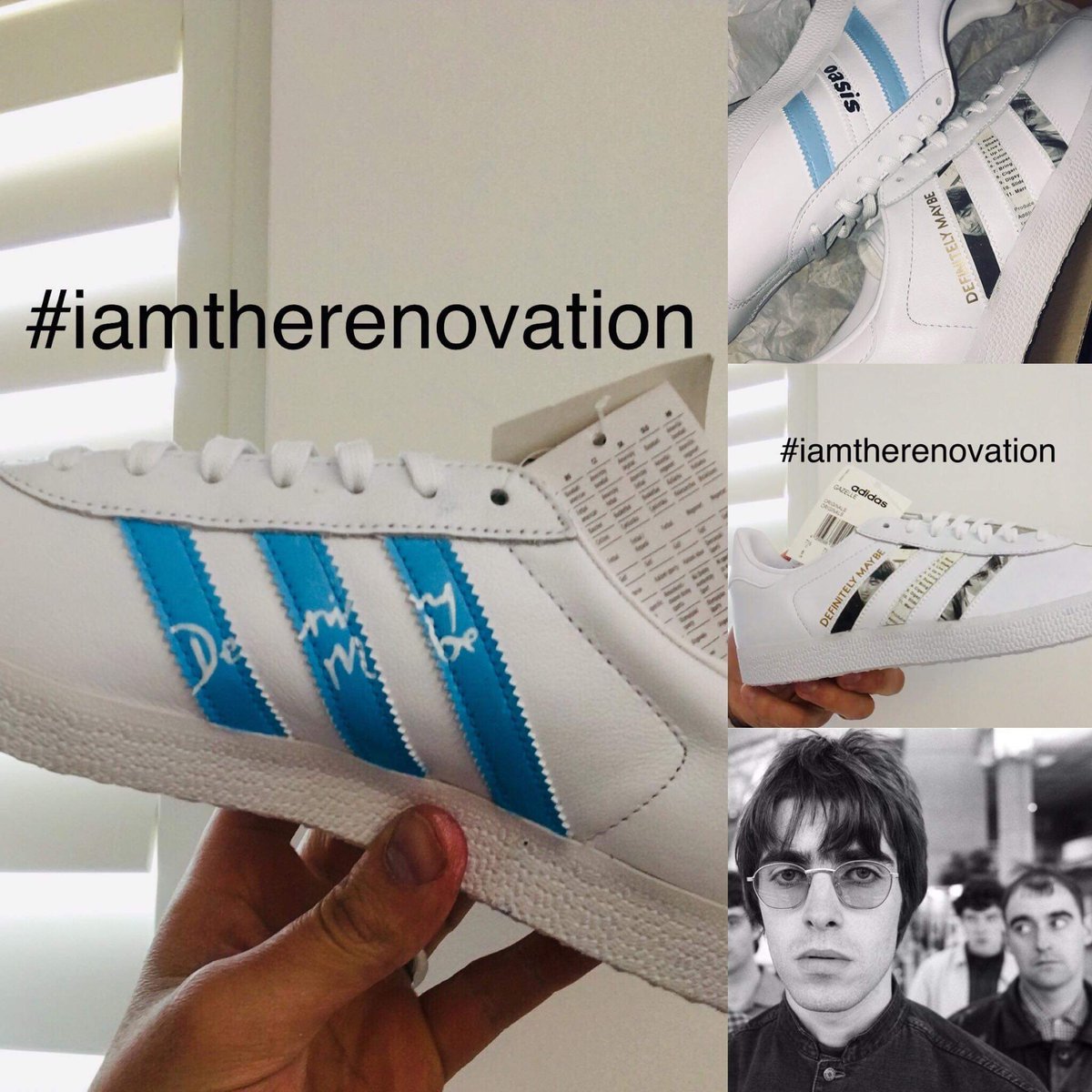 oasis trainers definitely maybe