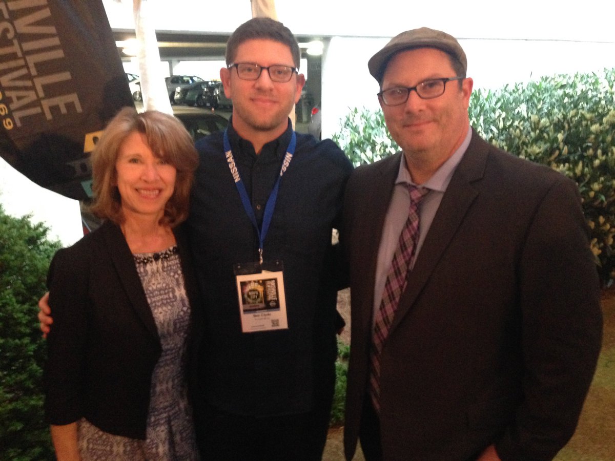 Directors Rob and Ben Clyde with their mom at the Nashville Film Festival Premiere. When you're movie's about fertility, you gotta give your mom props :) #film #infertility #indiefilm #fertility