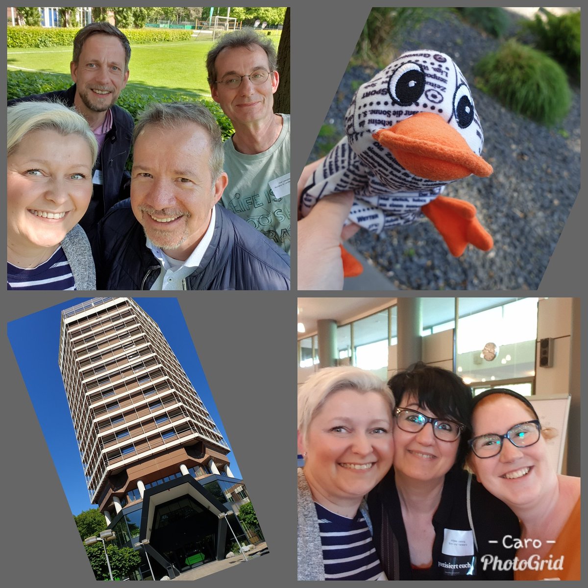 theow042002's tweet photo. Weil es so toll war noch ein Abschluss Foto.
#lernortcamp #kolleginnen #kollegen #hiertrifftmansich #livetreffen #socialmediafreunde #barcamp #sportschulewedau #paula #maskottchen #ente #plüsch #socialmedia 
@sinnundverstand @StpnLibrarian @oebib_NRW @PeterMahlmann @OlafLewe https://t.co/vb62pBY1qP