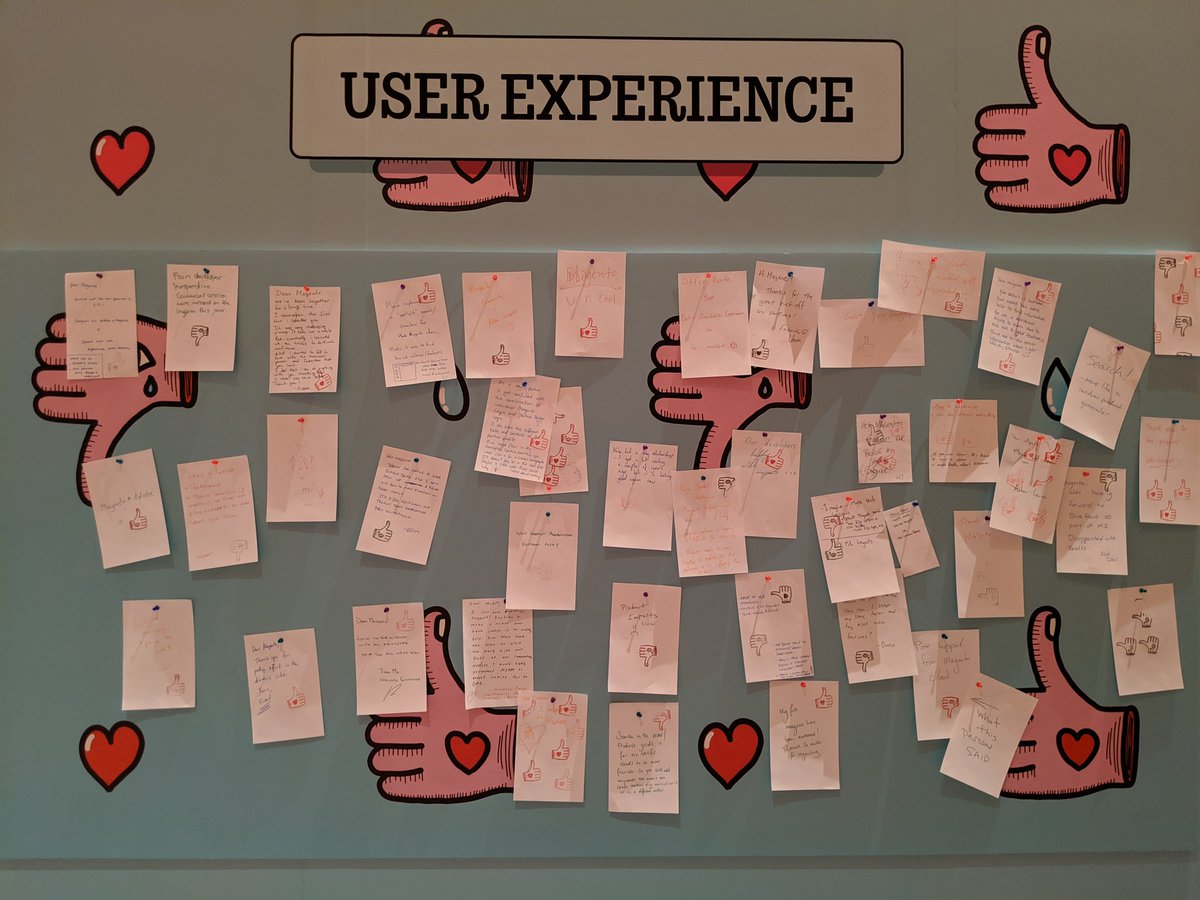 belbiy's tweet photo. Don't forget to send your letter to Magento. Stop by UX boot near the Aisle 600. #MagentoImagine #imagine2019 #MagentoUX https://t.co/SZokqMQoQ7