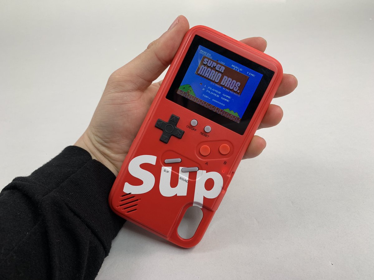 Sam Sheffer On Twitter A Fake Supreme Iphone Case That S Also A Game Boy Nes