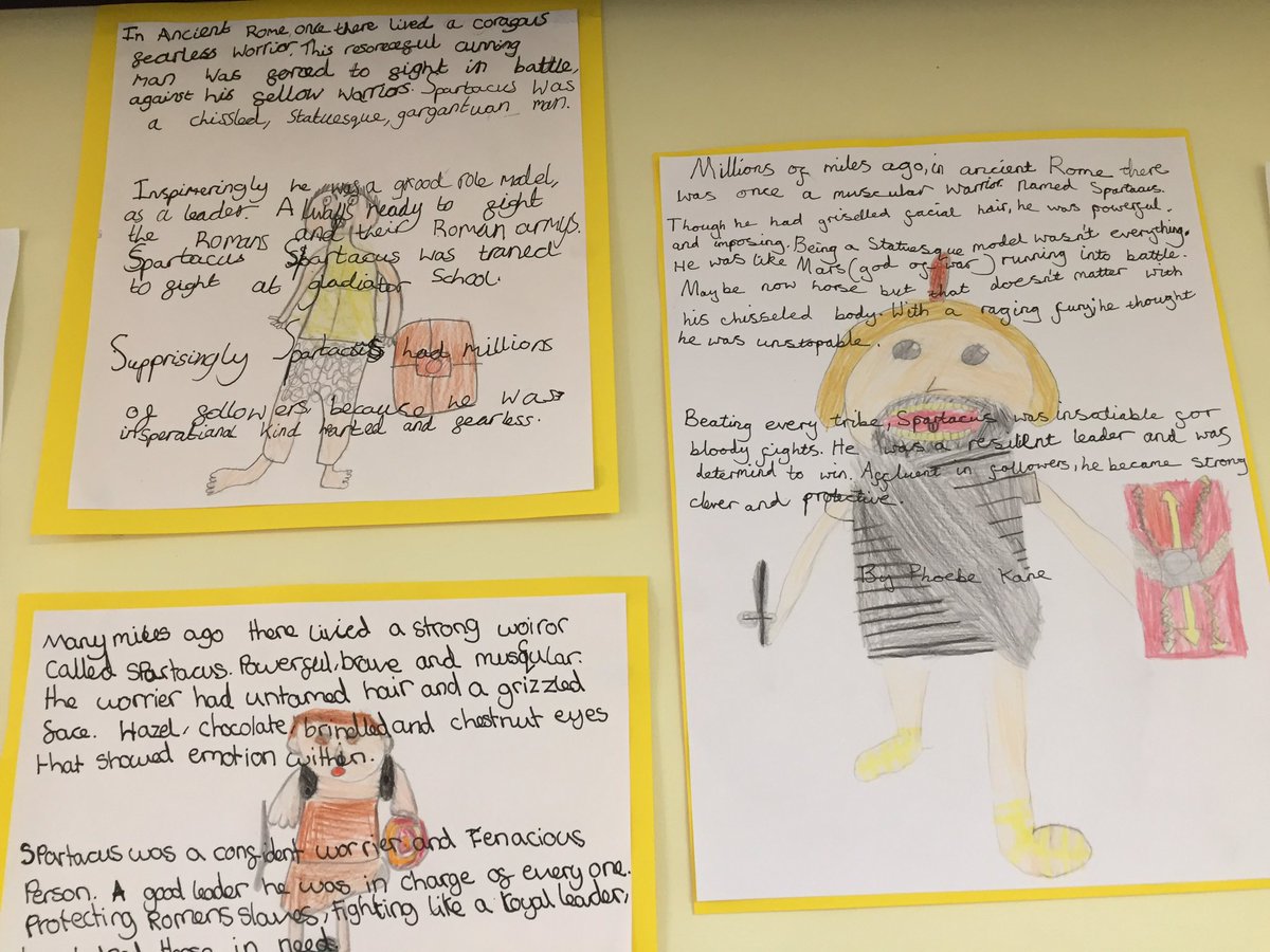 Incredible work being produced by Sycamore this term. The progress they have made since September is amazing! Our work with <a href="/PowerfulWordsCB/">@PowerfulWordsProject</a> has made such an impact. 👏🏼 #proudteacher #pwp #powerfulwords #Spartacusdescriptions @RackhamPrimary <a href="/MrsMWard2/">MrsMWard</a>