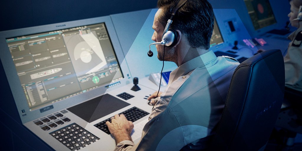 ThalesDefence's tweet photo. [#AboveWater] Detecting a hostile boat on time can save lives during missions. But how is this possible? 👉 With Tacticos by your side. Meet us at #SITDEF @naval_peru 🇵🇪to learn more. #Thales #CombatManagementSystem https://t.co/UNpcOpO8QM https://t.co/pndq5hUAwr