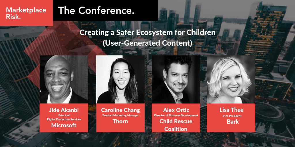 TrulyAlexOrtiz's tweet photo. Excited to join co-panelists @MarketplaceRisk 's Creating a Safer Ecosystem for Children (User-Generated Content) session! #sharingeconomy #childprotection #childabuseprevention @childrescueco @lisa_thee #bark @thorn #EliminateCSAM #CSAI @MissingKids #StopCSE #NoChildSatandsAlone https://t.co/UuLKtUwq96