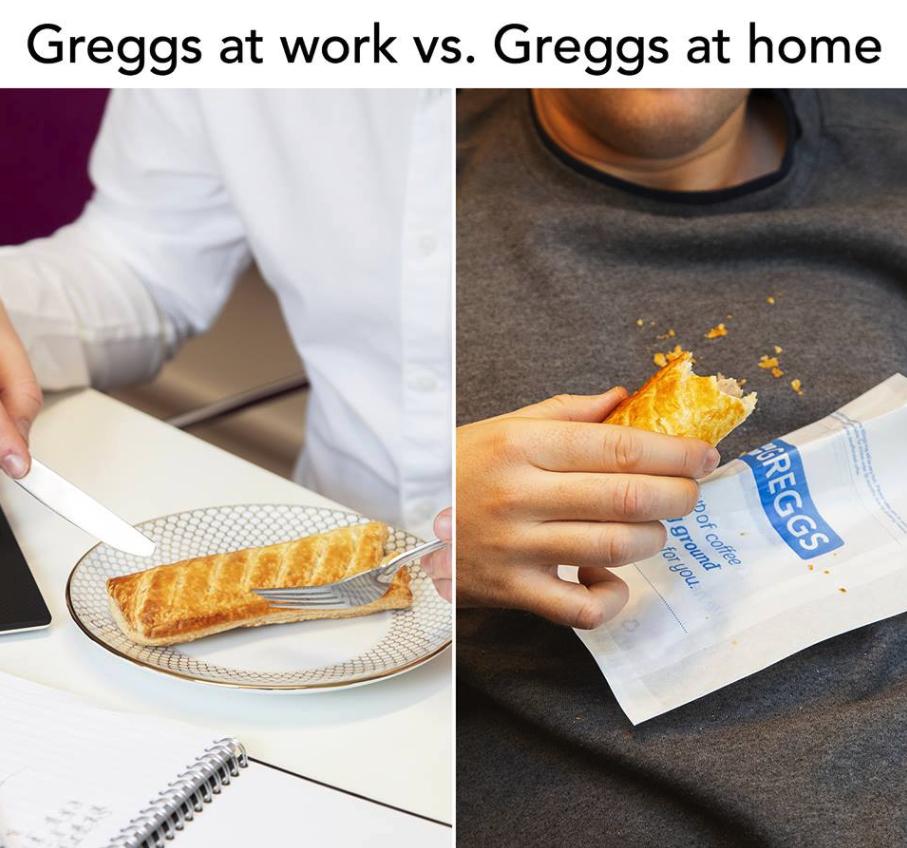 ThePavilionSC's tweet photo. Who's with us? 🤣🍴@GreggsOfficial https://t.co/syipz4vV7W