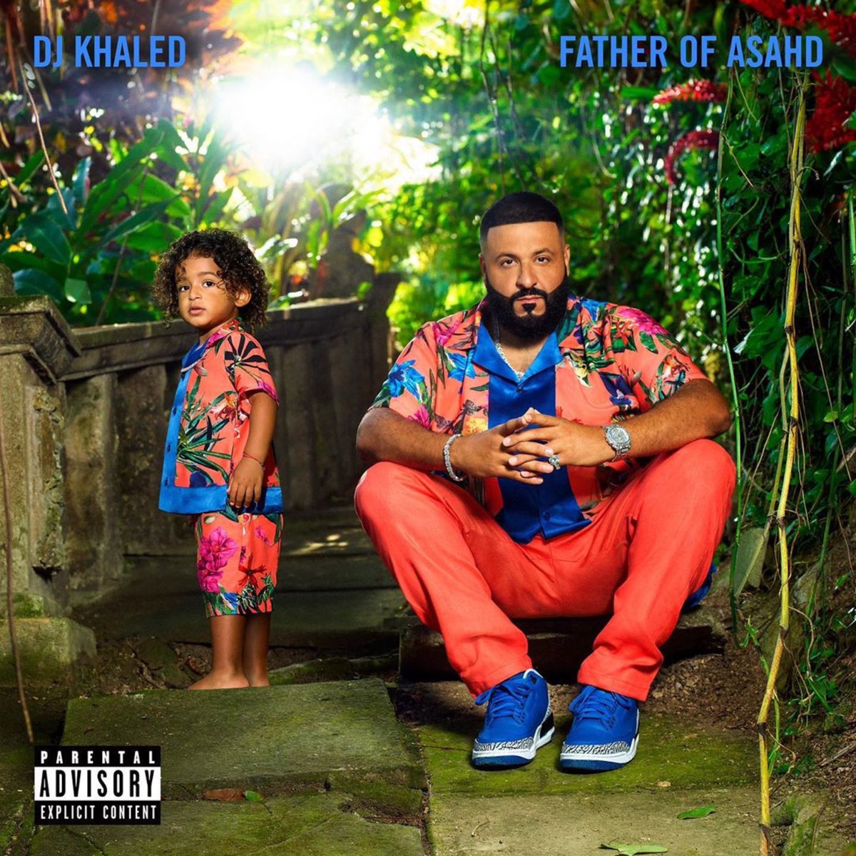 revolttv's tweet image. .@DJKhaled reveals the cover of #FatherOfAsahd 📸 by the 🐐 of album covers @JonathanMannion.