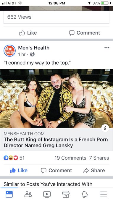Just read a great interview from @GregLansky on Men&rsquo;s Health on Facebook. Kudos to the Butt King. https://t<a class="tags" target="_blank" title="On Twitter" href="/?out=eyJ0eXAiOiJKV1QiLCJhbGciOiJIUzUxMiJ9.eyJpYXQiOjE3MjA4NzY3MjUsImlzcyI6InR3cG9ybnN0YXJzLmNvbSIsIm5iZiI6MTcyMDg3NjcyNSwiZXhwIjoxNzUyNDEyNzI1LCJyZWRpcmVjdF91cmwiOiJodHRwczovL3R3aXR0ZXIuY29tL0dyZWdMYW5za3kifQ.ponc0UwwBz2E5yhffbFLVt1fFOVbb3ywQ4OnT55lGvGBAis8S4zZ9p7cK6s5b-tDQudv35zKB7sGGOWUx65k2A">@GregLansky</a><a href="/tag/iwantclips"class="tags"><span>#iwantclips</span></a>
