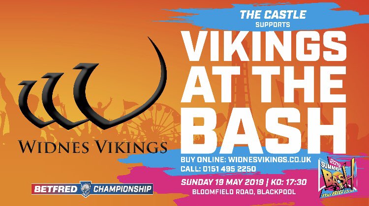 Not long to go! <a href="/TheRFL/">Rugby Football League</a> <a href="/WidnesRL/">Widnes Vikings</a> @ComeOnWidnes <a href="/WISSL_RL/">WISSL_RL</a> #SummerBash2019 #VikingInvasion #Blackpool