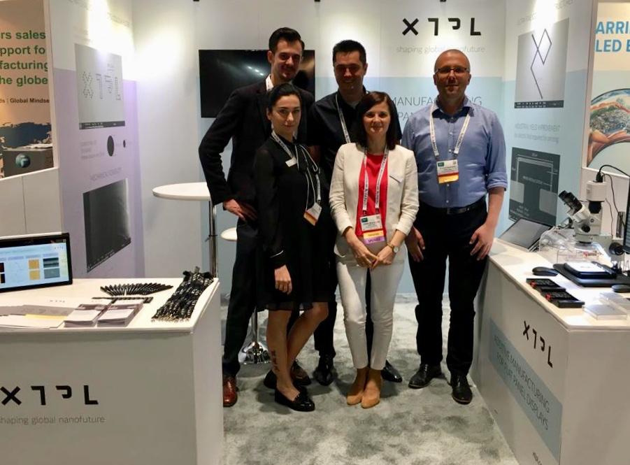XTPL_nanoprint's tweet photo. @XTPL_nanoprint team is showcasing its #additivemanufacturing solution for #flatpaneldisplays at @DisplayWeek in San Jose. Meet us there at booth 431! https://t.co/wARQbk0u35