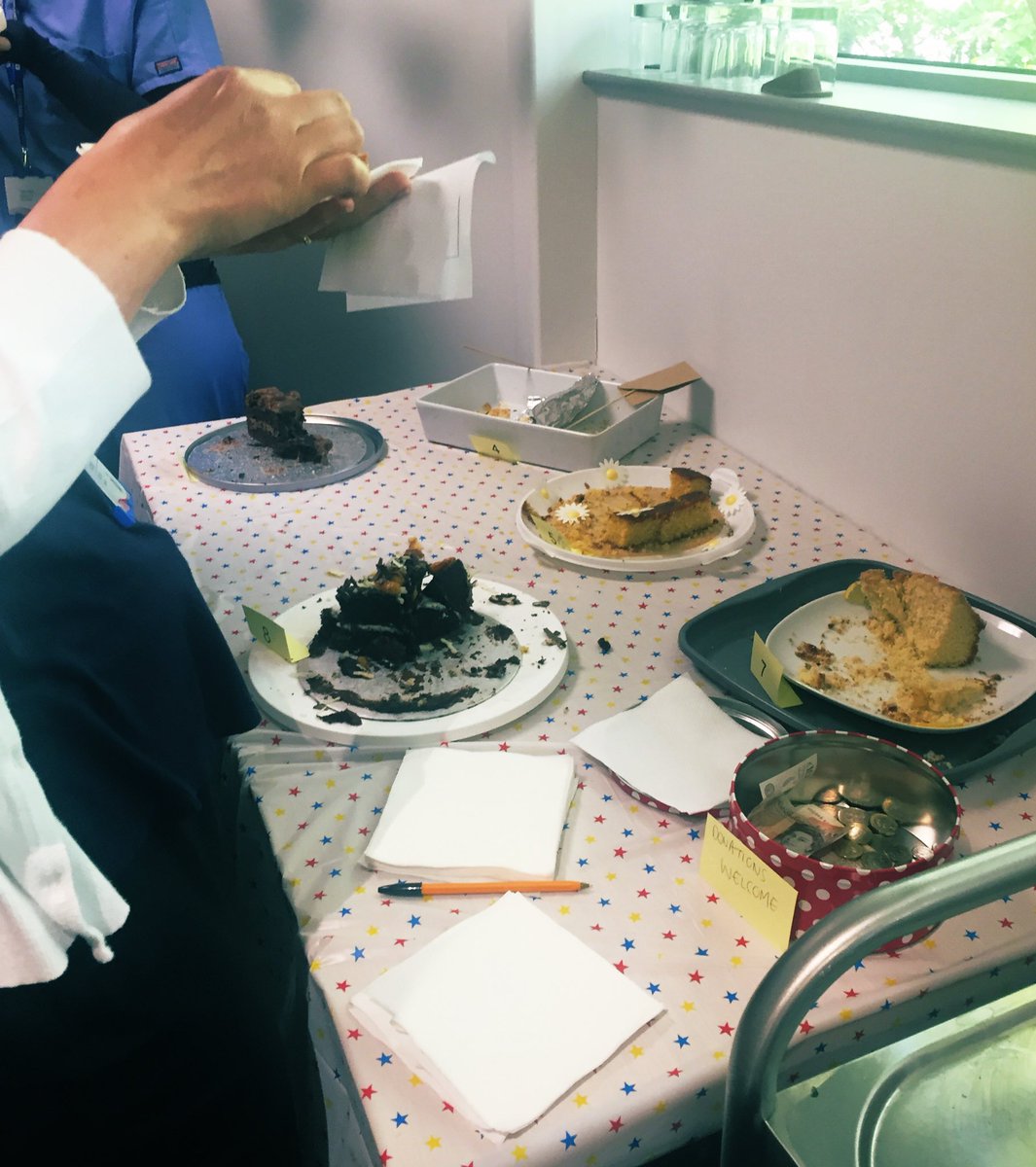 laurasmith16's tweet photo. A Great start to promoting our Wellbeing Wednesdays with a British bake off! #cake #bakeoff #MentalHealthAwarenessWeek #EMSOU #forensics #WellBeingWednesday https://t.co/Z6k9ZLq69A