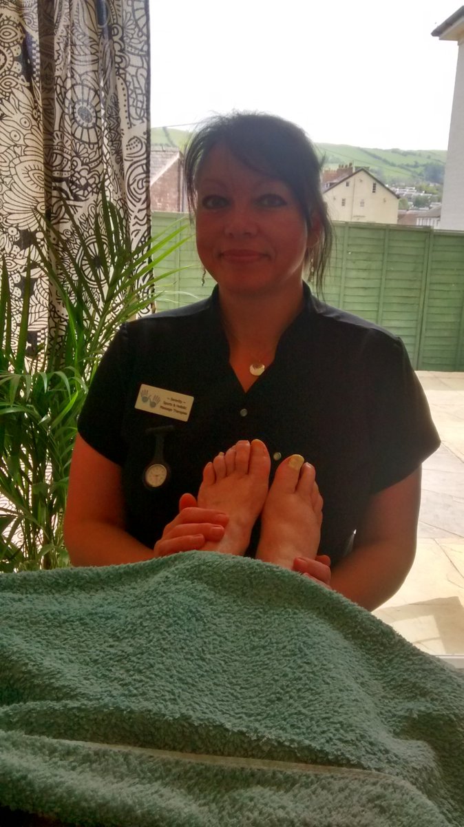 A spot of Reflexology at my new therapy room in The Courtyard behind Cracked Wheat in Newtown #sports massage #therapeuticmassage #reflexology #warmbamboomassage #newtown #powys