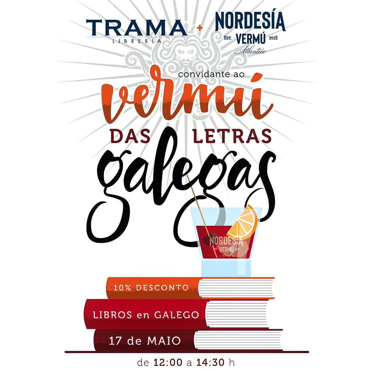 Nordesia (@nordesia) on Twitter photo Qué gran iniciativa en <a href="/LibreriaTrama/">Librería Trama</a> este #17demaio:
De 12 a 14:30h invitan a un #Nordesía !!
#LetrasGalegas #VermúELibros Qué gran iniciativa en <a href="/LibreriaTrama/">Librería Trama</a> este #17demaio:
De 12 a 14:30h invitan a un #Nordesía !!
#LetrasGalegas #VermúELibros
