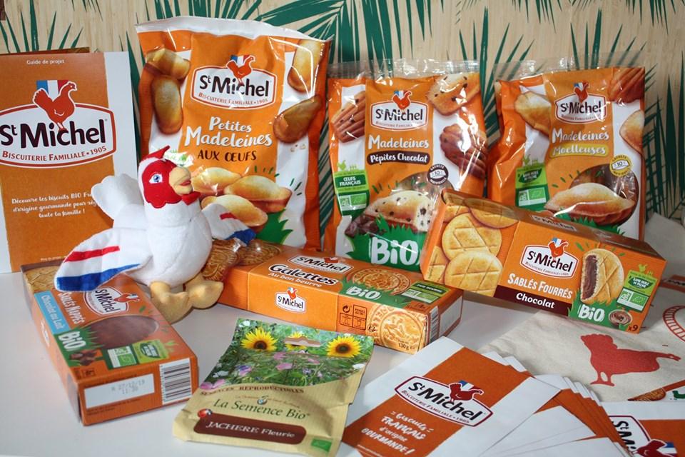 lesmoeres's tweet photo. Je vous partage les nouveaux biscuits de St Michel BIO!!!!100% des biscuits sont élaborés avec des œufs de poules élevées en plein air en France et du blé issu de nos campagnes françaises.Elles sont fabriquer sans huile de palme et colorant #stmichelbio #stmichel @stmichel_fr https://t.co/gTWgZmML2c