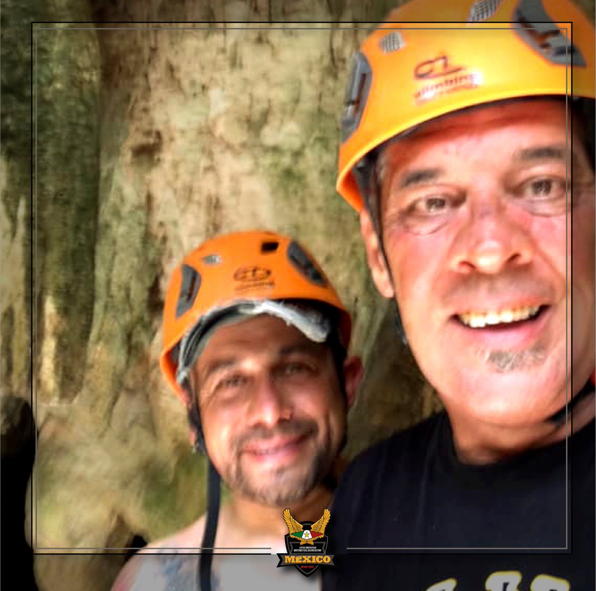 LAMAMxOficial's tweet photo. Mientras tanto nuestro querido Miguel Seoane está pasando un día muy divertido en el Cenote SAC- AUA en Yucatán.😁🌿
#LAMA #LAMAMx #LAMAForeverForeverLAMA #LAMAForever #ForeverLAMA #BikerFamily #RallyChetumal #Rally #Chetumal #Cenote #SacAua https://t.co/wQM5dccaGC