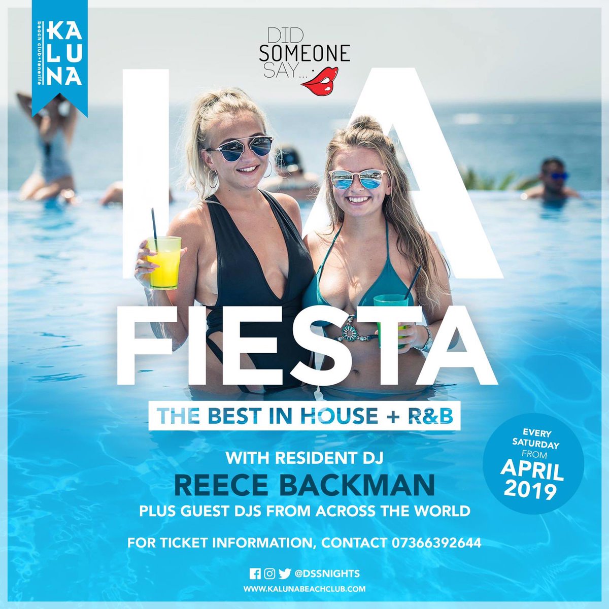 DSSNights's tweet image. Every Saturday @KalunaBeachClub 

DM for Tickets and beds! 

#EnoughSaid