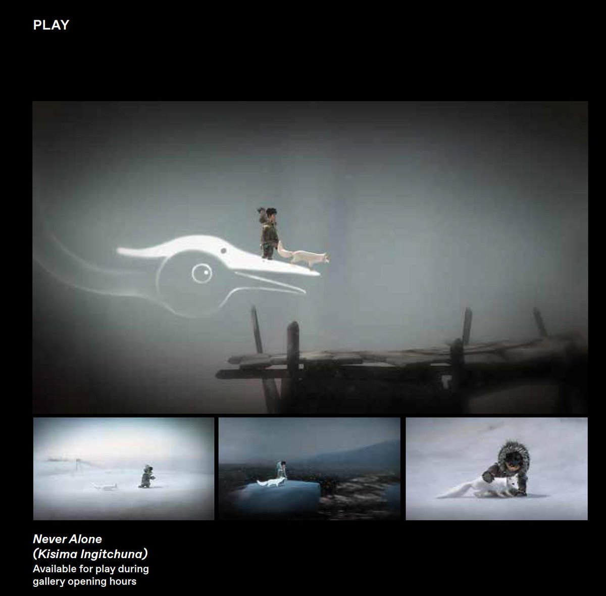 EskerFoundation's tweet image. #PLAY at Esker - we look forward to hosting the game 'Never Alone (Kisima Ingitchuna)' is the 1st game developed in collab. w/ the #Iñupiat, an #Alaskan #Native people: 40 elders, storytellers &amp;amp; community members contributed #MWPlay #MuseumWeek2019 #playstation #xbox #gaming