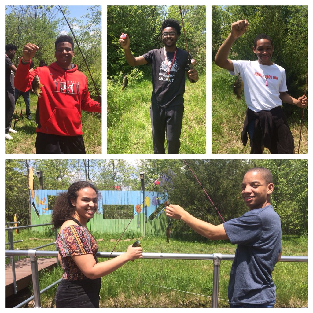 indiana_mott's tweet photo. #MottENV Had a great day fishing in the Outdoor Lab! #PikeScience #PikeProud @pikehighschool https://t.co/vhQwhMEGHK