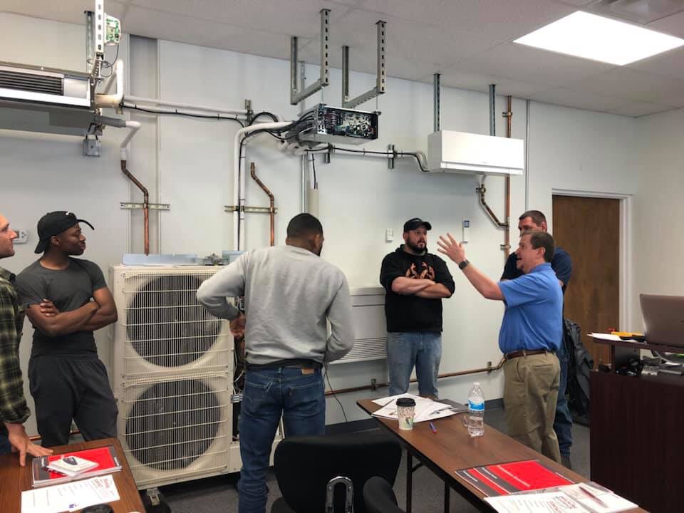 CSIpgh's tweet photo. Thank you to everyone who attended the @MitsubishiHVAC M&amp;P (2-Day) Training this week at our East branch!

The course provided the in-depth knowledge and skills needed to install and troubleshoot Mitsubishi Electric’s M&amp;P Series systems! https://t.co/5ysVqzix1o