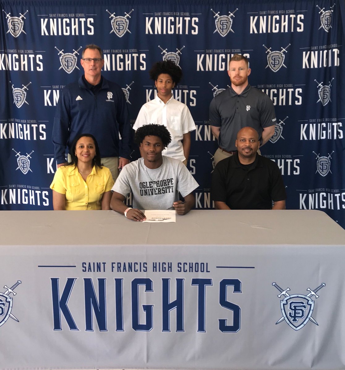 Great day for CJ Riley and his family. CJ signs to play at Oglethorpe University. Congrats CJ!