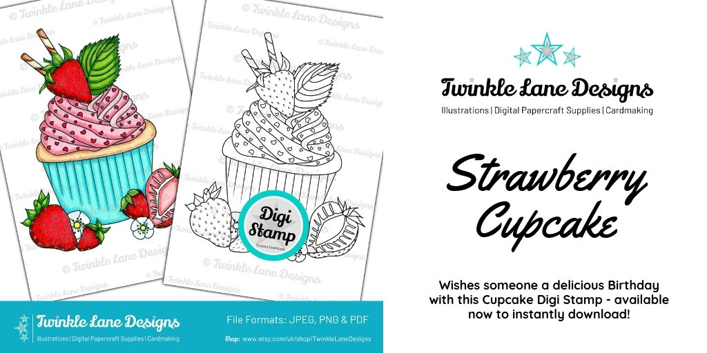 twinkle_lane's tweet photo. Wish someone with a Happy Birthday - with this gorgeous cupcake digi stamp
https://t.co/Kwm3DFmM7w
#cupcake #birthdaycake #digistamp #digitalcraftsupplies #etsyseller https://t.co/Aj84oKp0hP