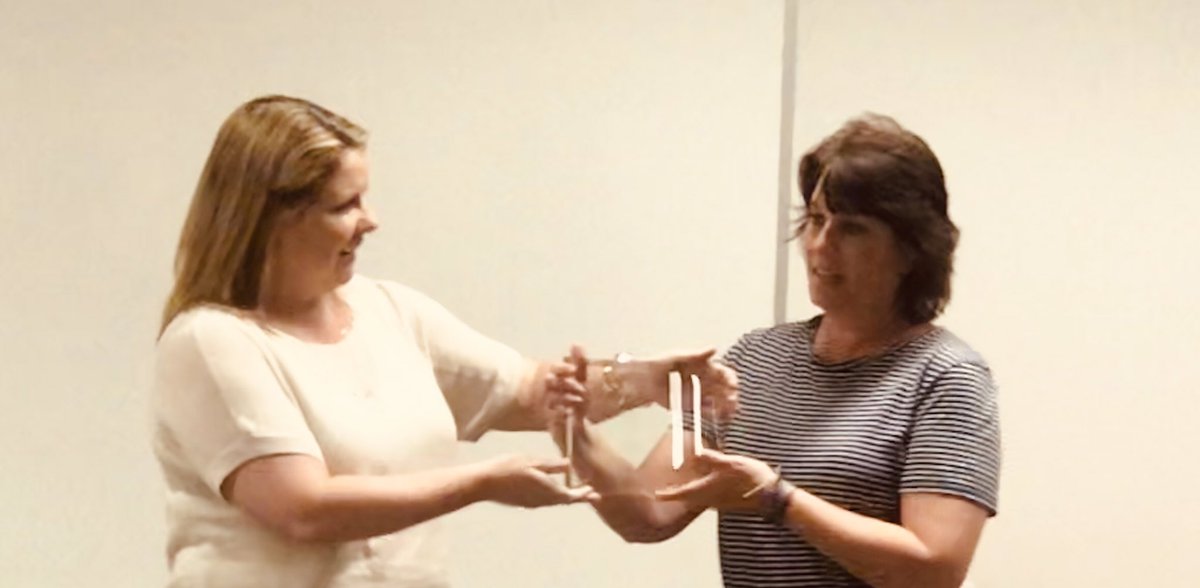 NWHS_Admin's tweet photo. Congratulations to Terri Lonaker being recognized as our Classified Employee of the Year! Thank you for all you do for our building, students and staff!! Well deserved! @NorthwestAD https://t.co/vce0Rrlunh