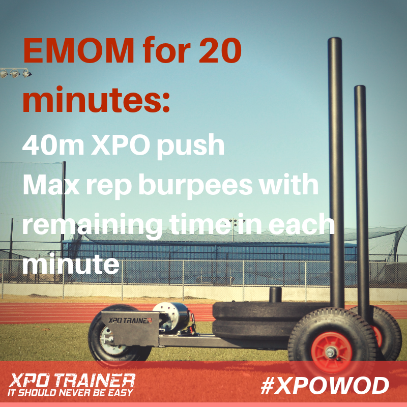 xposled's tweet photo. Check out this 20 min EMOM workout & tell us your best round of burpees in the comments! https://t.co/IGW3VnQZTz
#xpotrainer #xposled #crossfit #fitness #motivation #hardwork #fit #sprints #sledpush #prowlerpush https://t.co/oKdb5DNT7Q