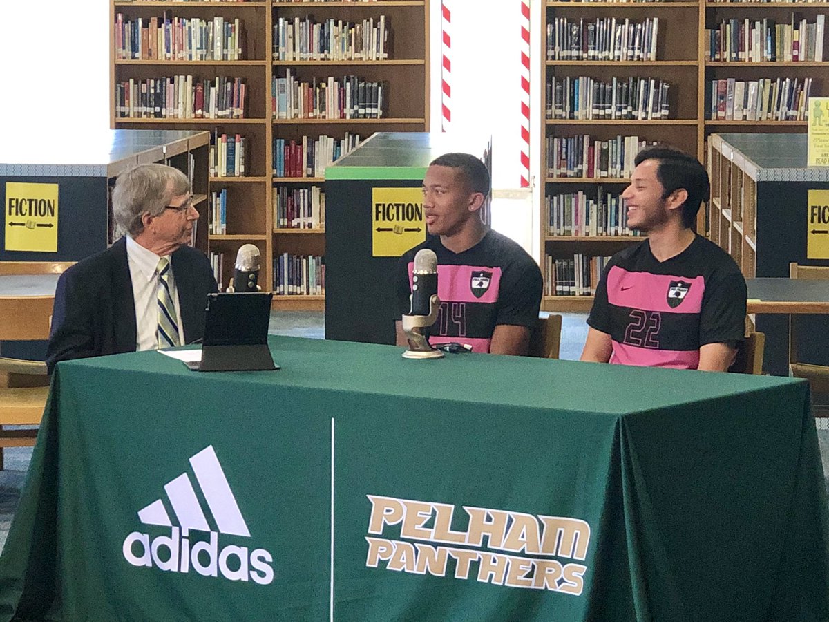 ThePelhamWayMS's tweet photo. Thank you @cahsshow for coming out and covering our program this afternoon! @PELHAM_AD @PelhamAthletics https://t.co/M8XYT5MqcB