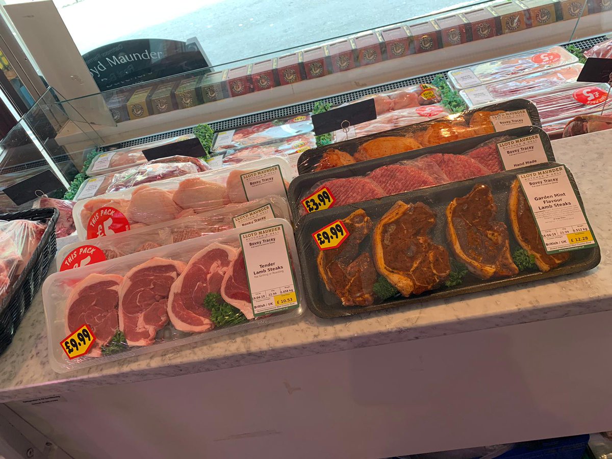 LloydMaunder's tweet photo. We are changing our packaging. 
The new clear trays are made of RPET Mono material which is 100% recyclable. They are also made from recycled materials.
#BoveyTracey #Dartmoor #Butcher #Deli #DevonHour https://t.co/epu4Vz0MrV